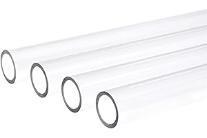 ALPHACOOL Eisrohr 13/10mm Hard-Tube PETG, clear, 80cm (4-Set)