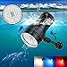 Produktbild Unterwasser-Tauchen Fotografie Video Scuba Taschenlampe, Siswong 12000LM /18 LED /3 Modelle /100m Wasserdicht /1.5m Schlagfest /Zoombar /Wiederaufladbar Professionel Taktik Blitzlicht Laternen Stirnlampe (Drei Löcher Ball Klemme Halterung Stand Montieren)