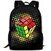 Produktbild Backpack Briease Laptop Travel Hiking School Bags Rubik Cube Stylish ypacks Shoulder Bag
