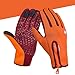 Produktbild OVVO Touchsceen Thermo-Handschuhe, wärmeisoliert, Winddicht, schneefest, Orange, M