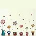 Produktbild GAOLILI Karikatur Kinderzimmer Blumentopf Kindergarten Taille Linie Eingang Korridor Sofa Pastoral Style Frisch Topf Wandaufkleber