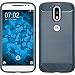 Produktbild PhoneNatic Case für Motorola Moto G4 Hülle Silikon blau Ultimate + 2 Schutzfolien