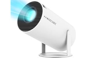 MAGCUBIC Mini videoprojecteur 4K avec Auto Keystone Projecteur Portable Pivotant 180° 260ANSI 8000L 720P Natif avec 2.4/5G WiFi Bluetooth 5.0 130'', Compatible avec Fire Stick et Mobile