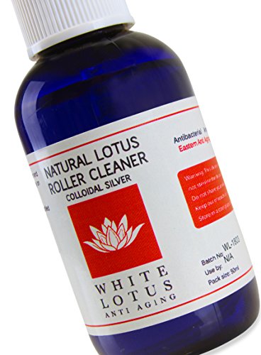 White Lotus Anti Aging- Natürliche Derma Roller/Stamp Reiniger 50ML – antibakteriell, gegen Pilze, antiviral – sicher und leicht anzuwenden - 2