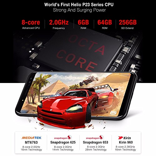 Ulefone Power 3 Smartphone 4G Android 7.1 (MTK6763 Octa Core 2.0GHz, 6.0