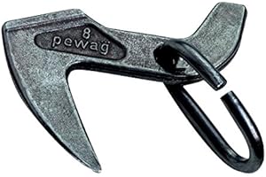 ENERJARY Blochstreifhaken mit Kettenschweißglied für Rückekette