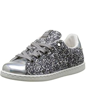 victoria Unisex-Kinder Deportivo Basket Glitter Flach