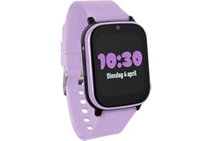 One2Track Connect Next Lila: Smartwatch Kinder mit GPS Tracker Kinder, Prepaid-SIM, SOS-Taste, Chat, Telefonie, Video, Schulmodus, Schrittzähler, Eltern-App & Displayschutz, Hosting in Europa