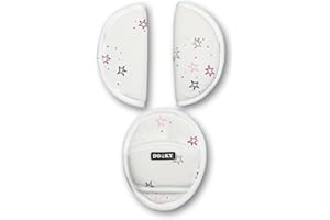 Dooky Imbottitura per ovetto, passeggino e seggiolini (vestibilità universale grazie alla chiusura in velcro, adatta per cinture a 3 e 5 punti, morbida imbottitura in 100% cotone), Twinkle Stars