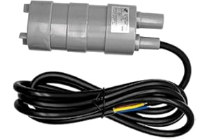 Water Pump - HugeAuto 12V Water Pump Whale Pump Pumping Head DC High Flow Submersible Pump Garden Fountain DC Brush for Camper Caravan Motorhome