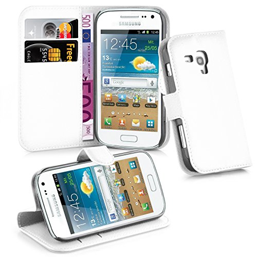 Samsung Galaxy TREND PLUS Funda Estilo Libro de Cuero Sint tico en BLANCO RTICO de Cadorabo Cubierta Protectora con Cierre Magn tico Tarjetero y Funci n de Suporte Protecci n Carcasa Caja Etui Case Cover Samsung Galaxy TREND PLUS Funda Estilo Libro de Cuero Sint tico en BLANCO RTICO de Cadorabo Cubierta Protectora con Cierre Magn tico Tarjetero y Funci n de Suporte Protecci n Carcasa Caja Etui Case Cover