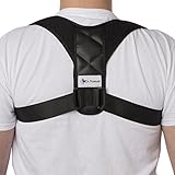 Back Posture Corrector for Women and Men by Dr Posture - Adjustable Posture Back Brace Corrects Smart Phone and Computer-Related Posture Problems - Spinal Support for Neck, Back and Shoulder Pain 