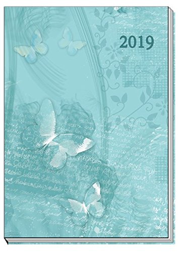 Preisvergleich Produktbild Taschenkalender Butterfly 2019 A7 Bürokalender Taschenterminer
