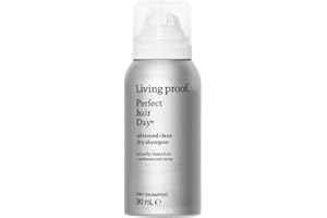 ‎LIVING PROOF Living Proof Perfect Hair Day Advanced Clean Dry Shampoo | Trockenshampoo absorbiert Öle, Fette und Schweiß für Frische, Glanz und Geschmeidigkeit | Cruelty Free, ohne Silikone, Parabene, Talk | 90ml