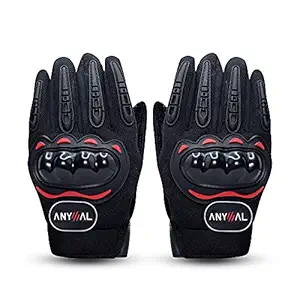 GoMechanic Anymal Series Racing Equipment Motorcycle Riding Gloves (Red)