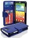 Produktbild LG L90 Hülle in BLAU von Cadorabo - Handyhülle mit 3 Kartenfächer für LG L90 Case Cover Schutzhülle Etui Tasche Book Klapp Style in NEPTUN BLAU