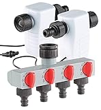 magnetventile bmw 2 Bewässerungs-Adapter mit Magnet-Ventilen inklusive 4-fach-Wasserverteiler, 4 Schlauch-Schnell-Kupplungen, Wasserhahn-Verbinder und deutscher Anleitung. Magnetventil Gartenschlauch - Außerdem relevant oder passend zu: Bewässerungscomputer Multi Anschlüssen, Pflanzen Bewässerungsanlagen, Bewässerungsadapter, Pflanzenbewässerung, Bewässerungsanlage, Urlaubsbewässerung, Schlauchverbinder, Schlauchanschluss, Computer bwc 400, Zeitschaltuhr, Rasensprenger, Magnetventile, Elektronische