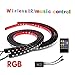 Produktbild Auto LED Musik Licht, Wireless IR Fernbedienung & Music Control, 4 wasserdicht DC 12 V Multicolor Car Chassis Light LED für Heimwerker Weihnachten Home Kitchen Auto Bar Party Innen (insgesamt 198 LED)