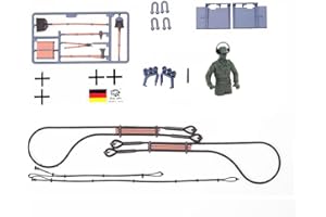 JIAFANRC DIY Accessory Set/Decoration Plastic Parts Bag for Henglong 3818 1/16 RC Tank German Tiger I