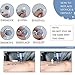 Newanfiar Portable Blackheads Remover Pores Cleaner - For the beauty and skin care / 5 interchangeable heads / USB charging (Color:White)