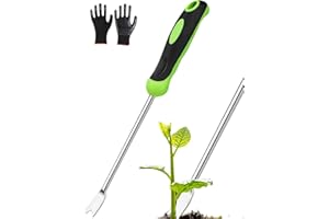 Darryy Désherbeurs Manuels, Outil de Désherbage Manuel, Désherbage Manuel, avec Manche, Utilisé pour Désherber et Ameublir Les Fossés, Longueur 34CM