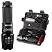 Produktbild Shadowhawk X800 LED Taschenlampe, Super Helle 1000 Lumen CREE L2 LED, 5 Licht Modi, Wiederaufladbare Taschenlampe mit Zoom für Camping, Wandern und Notfälle (Inklusive 18650 Batterie)