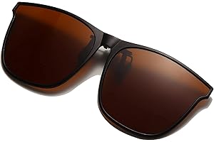 Long Keeper Polarisierte Sonnenbrille Clip für Brillenträger - Sonnenbrille Zum Aufstecken Polarisiert, Sonnenbrillen Aufsatz Brille Damen Herren