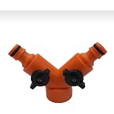 Musluk Hortum Bağlama Aparatı 2 Li Dağıtıcı Vana &Ccedil;atal