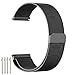 Produktbild einBand Withings Uhrenarmband, 18mm Uhrenarmband Milanese Schlaufe Premium Edelstahl Armband für Huawei Watch Classic/Active, Withings Steel HR 36mm, Withings Activité POP/Steel, Schwarz