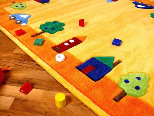 Lifestyle Kinderteppich Spielwelt Gelb in 4 Größen !!! Sofort Lieferbar !!! - 4