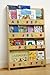 Tidy Books - The Children's Bookcase Company - The Original Childrens Bookcase and Book Display with 3D Alphabet in Natural Capital