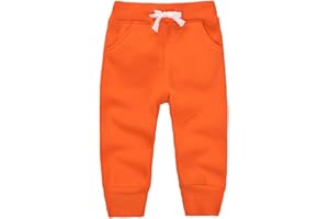 CuteOn Unisex Bambini Elastico in Vita Cotone Caldo Pantaloni Pants per Bambini Bottoms Vari Colori 1-5 Anni