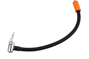 X AUTOHAUX 30cm Car Tire Inflator Extension Hose with Lock Chuck Adapter Tube