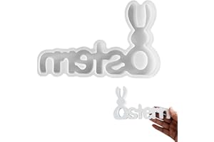 CAIKAILIOR Silikonformen Gießformen Ostern,Silikonform Ostern,Gießformen Silikon Ostern,Silikonform Hase Frühling,Gips Zum Gießen Gießform Ostern,Silicone Hasen Formen Gipsformen,für Diy Handwerk Osterhase Deko