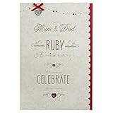Mum and Dad Ruby (40th) Anniversary Card