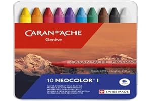 Caran d'Ache Kreda twarda, różne kolory, 10 sztuk (1 opakowanie)