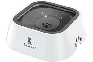 TSJLIKI Wassernapf für Hunde Katzen 1L Auslaufsicher Trinknapf Reisenapf rutschfest Hundenapf Anti-Schwapp Haustiere Wasserspender für Innen Draußen Auto