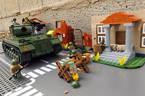 ★ World of Tanks 3008 – Bausteine US ARMY Panzer, 525 Teile, schwerer Kampfpanzer M46 PATTON, inkl. custom US ARMY Soldaten aus original Lego© Teilen ★ - 6