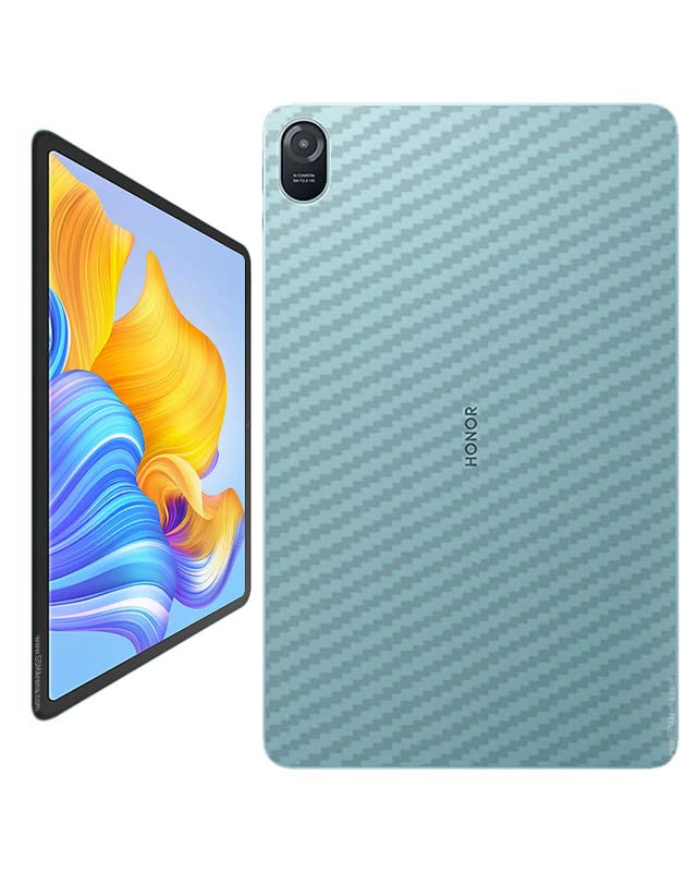Compatible with Honor Pad 8 12 inch Tablet Back Skin Sticker/Vinyl wrap/Protective Film Tablet Skin Carbon Fiber 3D (Transparent) by Candeal Mizhan