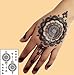 BLACK TATTOO Temporary Tattoo Jewelry Tattoo STICKER black88 for Hand Arm Body Back Leg