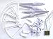 Produktbild Syma X5 X5C X5C-1 Quadcopter Full Part Set 4*motors Propellers Landing Skid Protectors Motor Base by TIME4DEALS