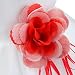 YiZYiF Petals Flower Girl Baby Sleeveless Wedding Formal Bridesmaid Party Princess Dress 9 - 12 Months Red