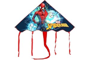 DISNEY Cometa para niños – 100 x 56 cm, fácil de volar, ligera y resistente, diseño divertido con personaje de dibujos animados, juguete de verano para playa, parque y jardín