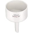StonyLab Porcelain Buchner Funnel 120 mm, Porcelain Buchner Filter Funnel OD 12 cm for Laboratory