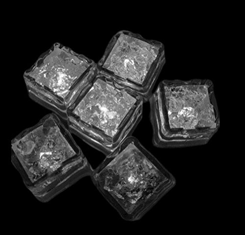 24 Stücke LED Eiswürfel Mit Blinkt Multi Farben Licht Rocks für Bar Verein Champagner Hochzeitsturm Party Ereignis Geschenk Dekoration - 8