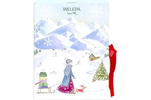 WELEDA Bio Adventskalender 2025 - Premium Naturkosmetik Weihnachts-Countdown Advent Kalender Chalet mit Gesichtspflege & Körperpflege Geschenken für ein besonderes Adventserlebnis für Männer & Frauen