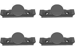 ULROAD 4 x część zamienna do wózka panelowego IKEA Kvartal uchwyt rolkowy listwa jezdna zestaw z 4 sztukami części zamiennych