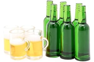 Odoria Miniature 1/6 Bière et Chope Accessoire Maison de Poupée