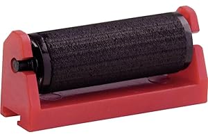 Avery Zweckform IRAV5 Ersatz-Tintenrollen für PL1/8 und PL2/18, 58 x 161 x 14 mm, 5 Stück, schwarz