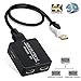 Price comparison product image HDMI Splitter 1 in 2 Out, Belfen 4K HDMI Splitter 1x2 with High Speed HDMI Cable(1 Source to 2 Monitors),USB Cord for Xbox PS4/3, Roku, Cable Box, DVD Player, Fire TV-Mirror Function